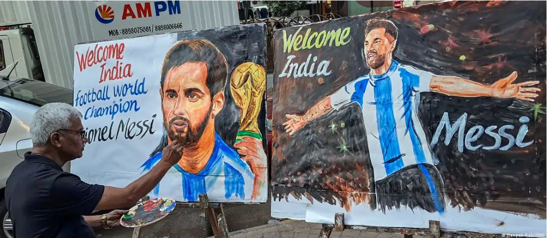 फुटबॉल स्टार लियोनेल मेसी का कोलकाता इवेंट हुआ 'मेसी'