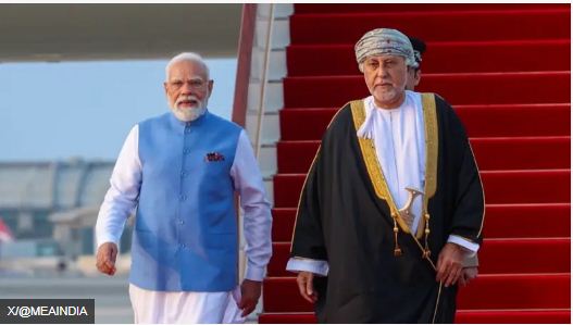 पीएम मोदी ओमान पहुंचे, रक्षा मामलों के उप प्रधानमंत्री ने किया स्वागत