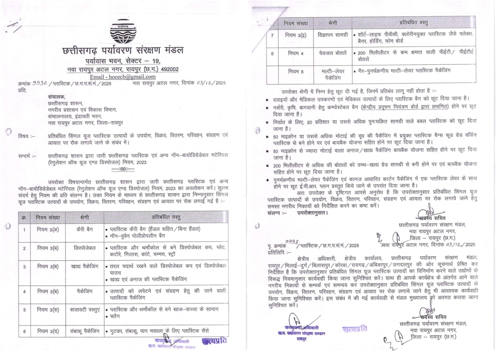 सिंगल यूज प्लास्टिक : ढाई साल बाद पर्यावरण संरक्षण मंडल ने प्रतिबंधित करने लिखा