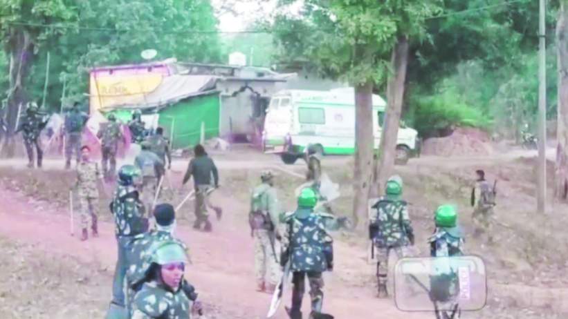 आज भी पुलिस बल तैनात, हालात काबू में