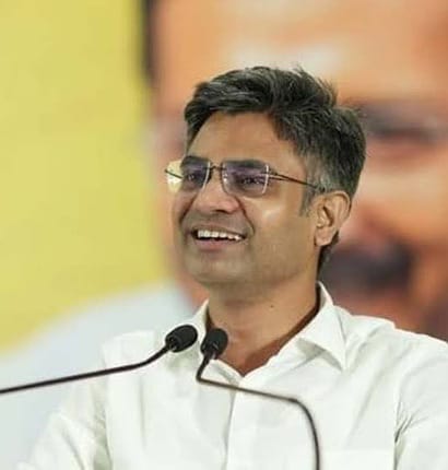 आप के राष्ट्रीय संगठन महासचिव पाठक 3 दिन के प्रवास पर 