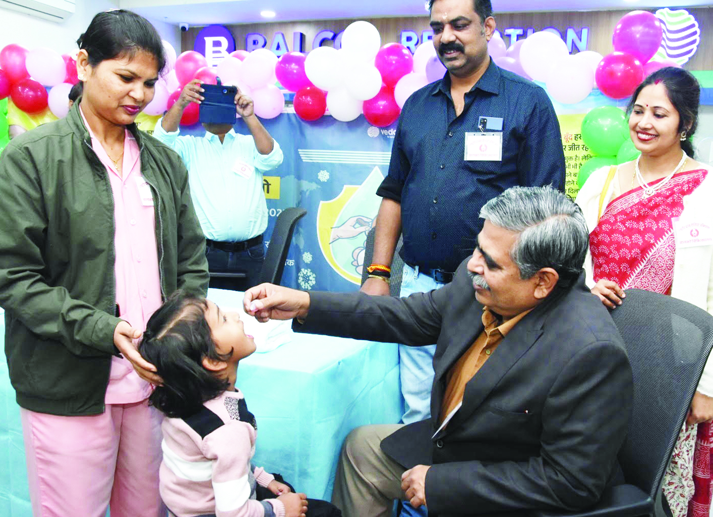 757+ बच्चों को खुराक दे बालको अस्पताल ने राष्ट्रीय टीकाकरण अभियान में भागीदारी निभाई