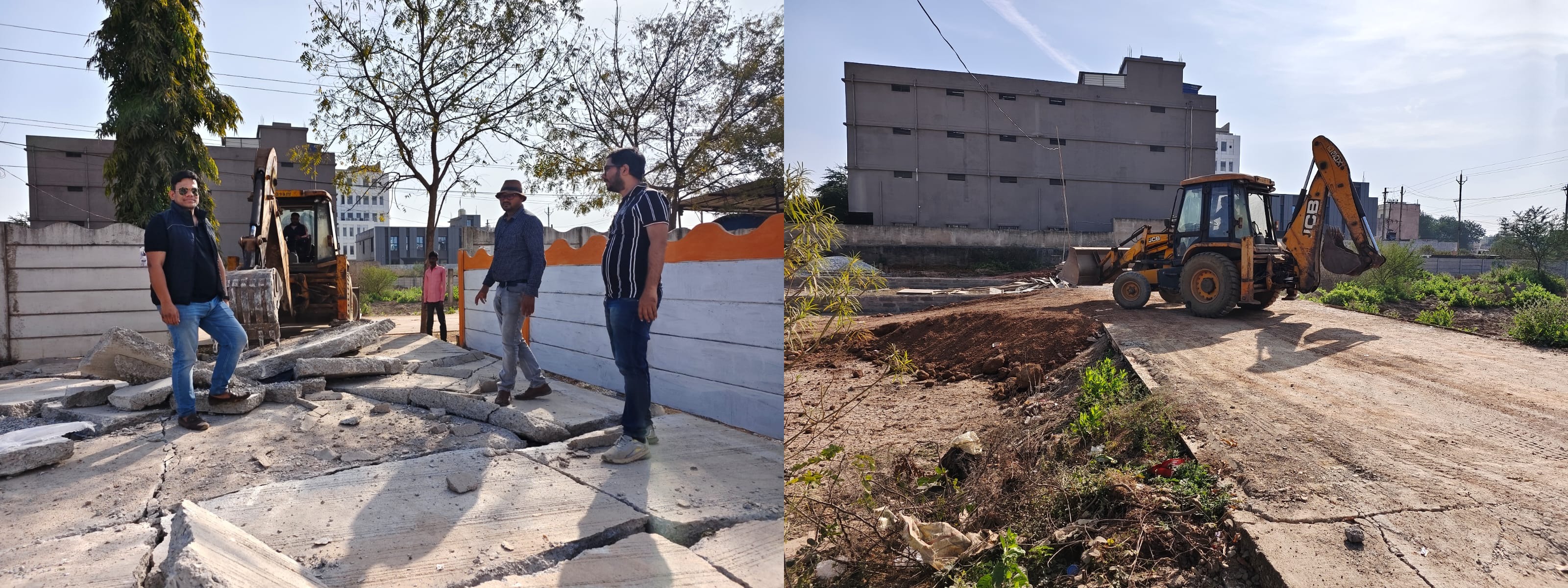 देवपुरी में 1 एकड़ में अवैध प्लांटिंग पर रोक