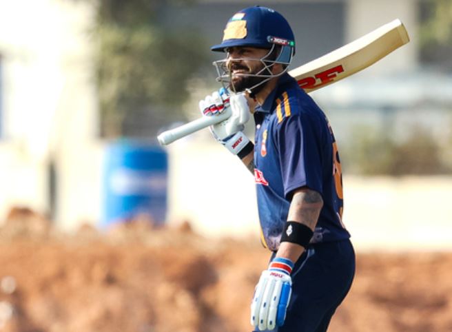 विजय हजारे ट्रॉफी: विराट कोहली शतक चूके, रोहित शर्मा का नहीं चला बल्ला 