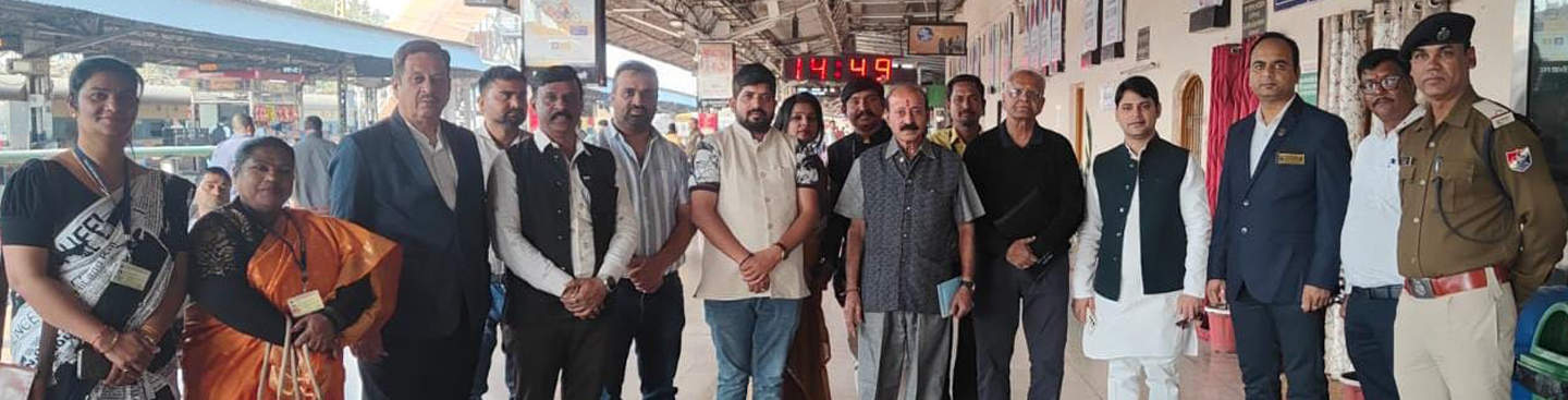 यात्रियों के अधिकारों-सुविधाओं पर जागरूकता लाने रायपुर रेलवे स्टेशन का चेंबर-डीआरयूसीसी निरीक्षण