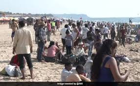 गोवा के समुद्र तटों पर नए साल का जश्न, उत्तरी तटीय इलाकों में भारी यातायात जाम