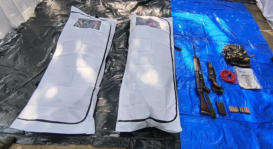 बीजापुर में मुठभेड़: दस लाख के दो ईनामी नक्सली ढेर