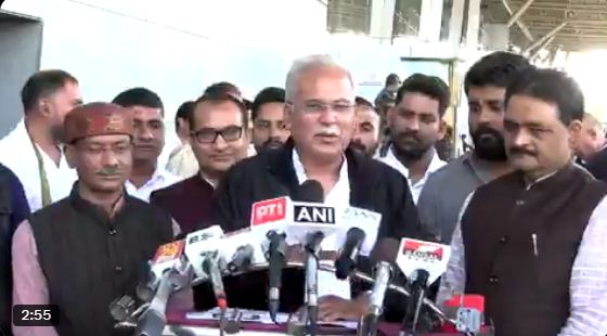 भाजपा नेताओं के खिलाफ वायरल वीडियो, भूपेश ने उठाए सवाल 