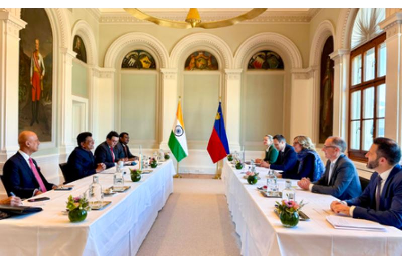 पीयूष गोयल ने लिकटेंस्टीन की कंपनियों से भारत में मौजूद अवसरों का फायदा उठाने का किया आग्रह