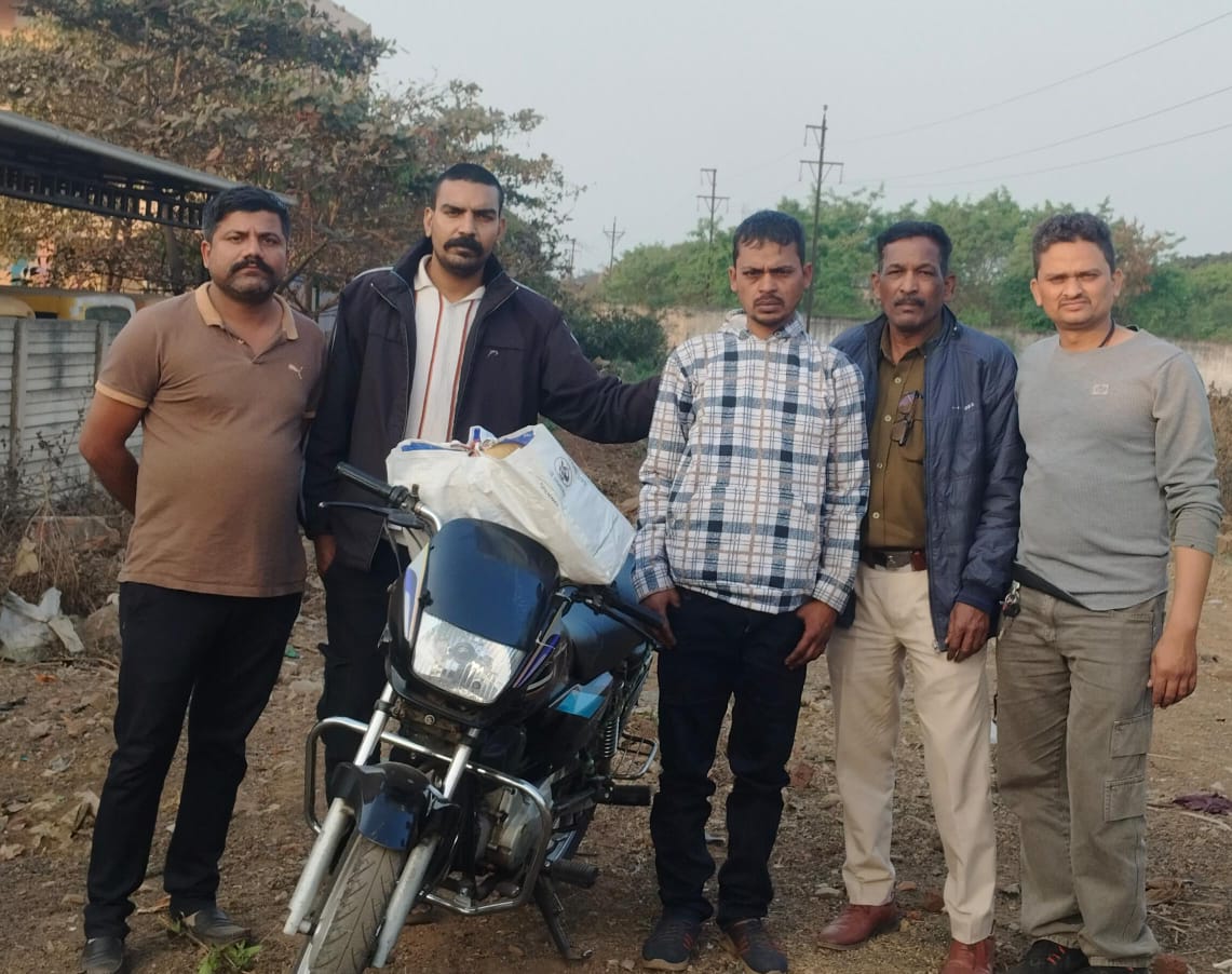  बाइक में बरगढ़ से 5 किलो गांजे लेकर आया बिहार का युवक गिरफ्तार 