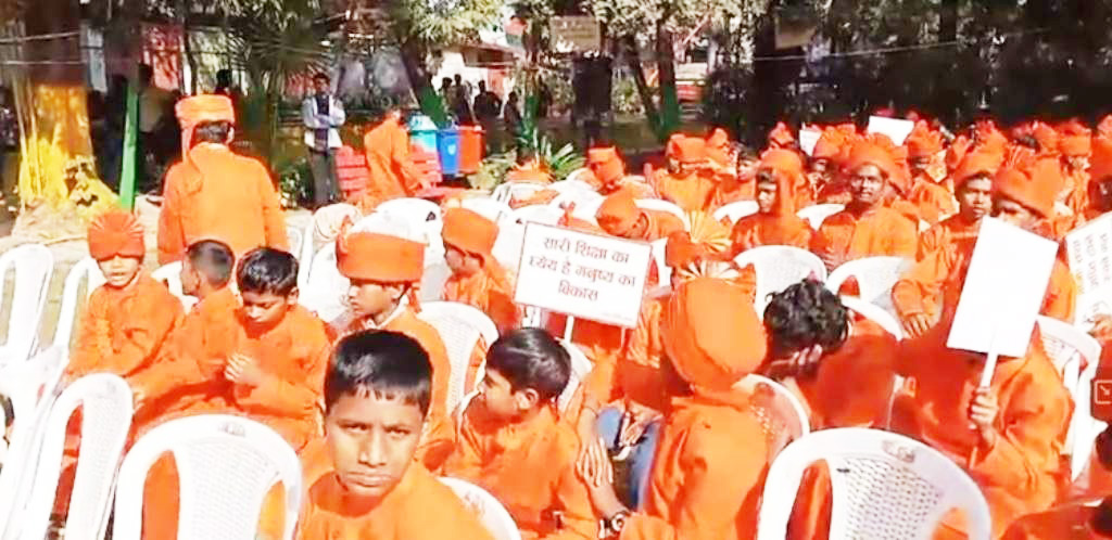 विवेकानंद उद्यान में चेतना महोत्सव के दौरान मधुमक्खियों का हमला