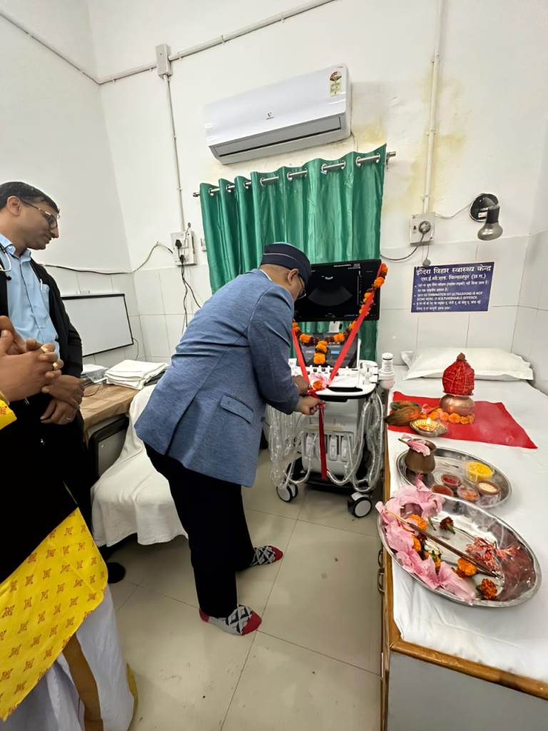 एसईसीएल स्वास्थ्य केंद्र को मिली अत्याधुनिक सोनोग्राफी मशीन