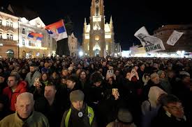 सर्बिया में हजारों छात्रों ने रैली निकाली, भ्रष्टाचार के खिलाफ लड़ाई जारी रखने का संकल्प लिया