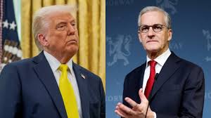 नोबेल शांति पुरस्कार को लेकर ट्रंप ने नॉर्वे के पीएम को भेजा टेक्स्ट मैसेज