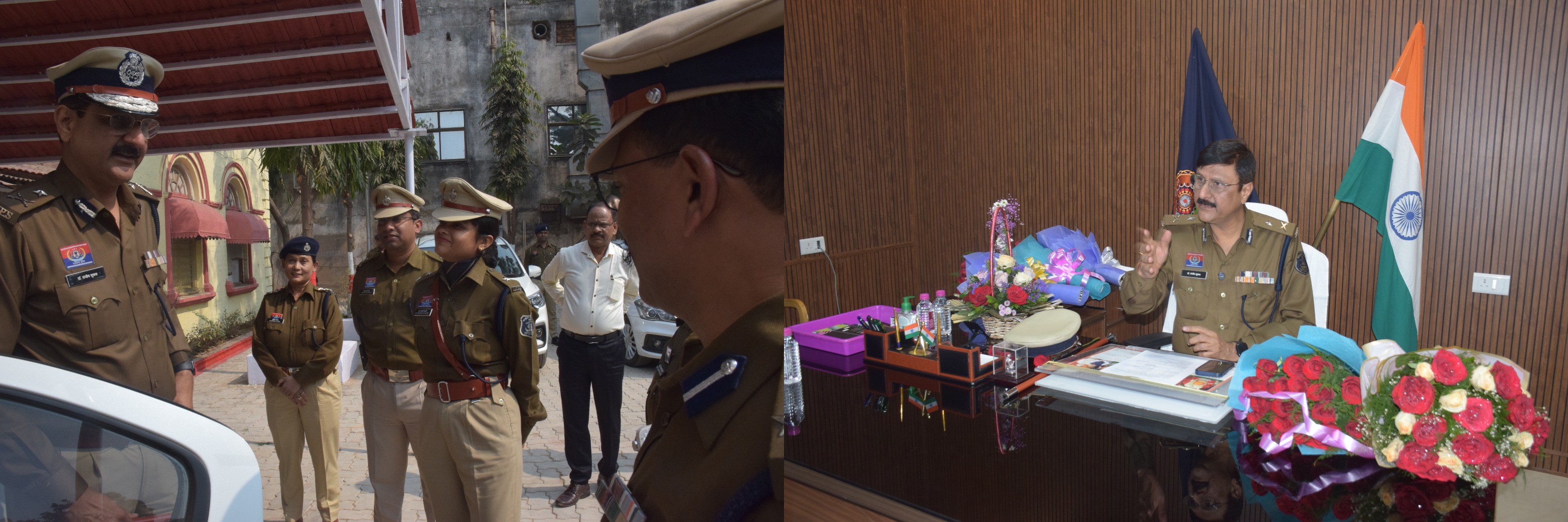 रायपुर के पहले पुलिस कमिश्नर डॉ संजीव शुक्ला ने  पदभार ग्रहण किया 