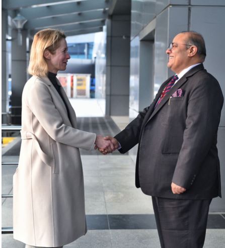 ईयू की एचआरवीपी काजा कैलास पहली बार आधिकारिक दौरे पर पहुंचीं भारत