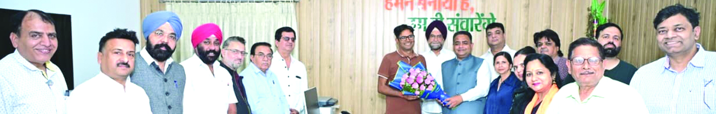 चेम्बर ने वित्त मंत्री से मिलकर जताया आभार