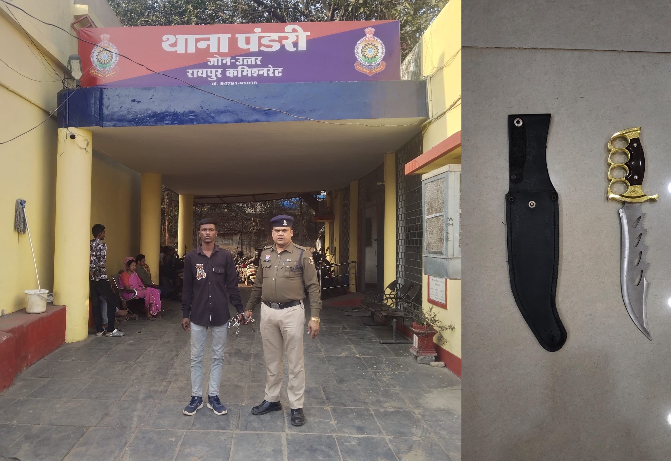 क्लास रूम में चाकू लहराते वीडियो वायरल करने वाले चार छात्र पकड़े गए, तीन नाबालिग 