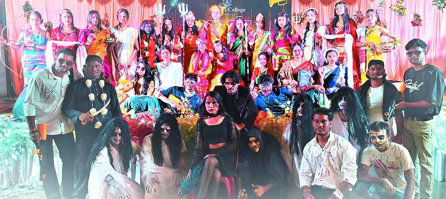 धार्मिक, लोक संस्कृति, ऐतिहासिक परिदृश्यों को अभिनय से प्रगति कॉलेज ने किया जीवंत