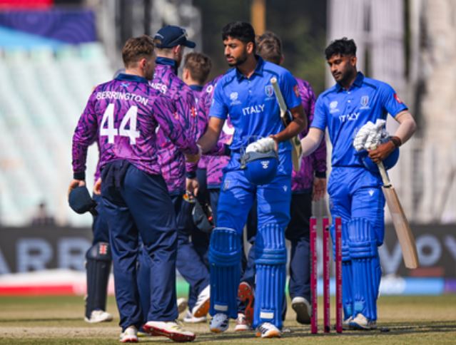 टी20 विश्व कप: स्कॉटलैंड-इटली मैच में बने ये तीन रिकॉर्ड