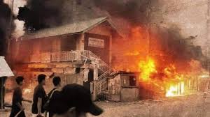 मणिपुर में फिर भड़की हिंसा, घर जलाए गए