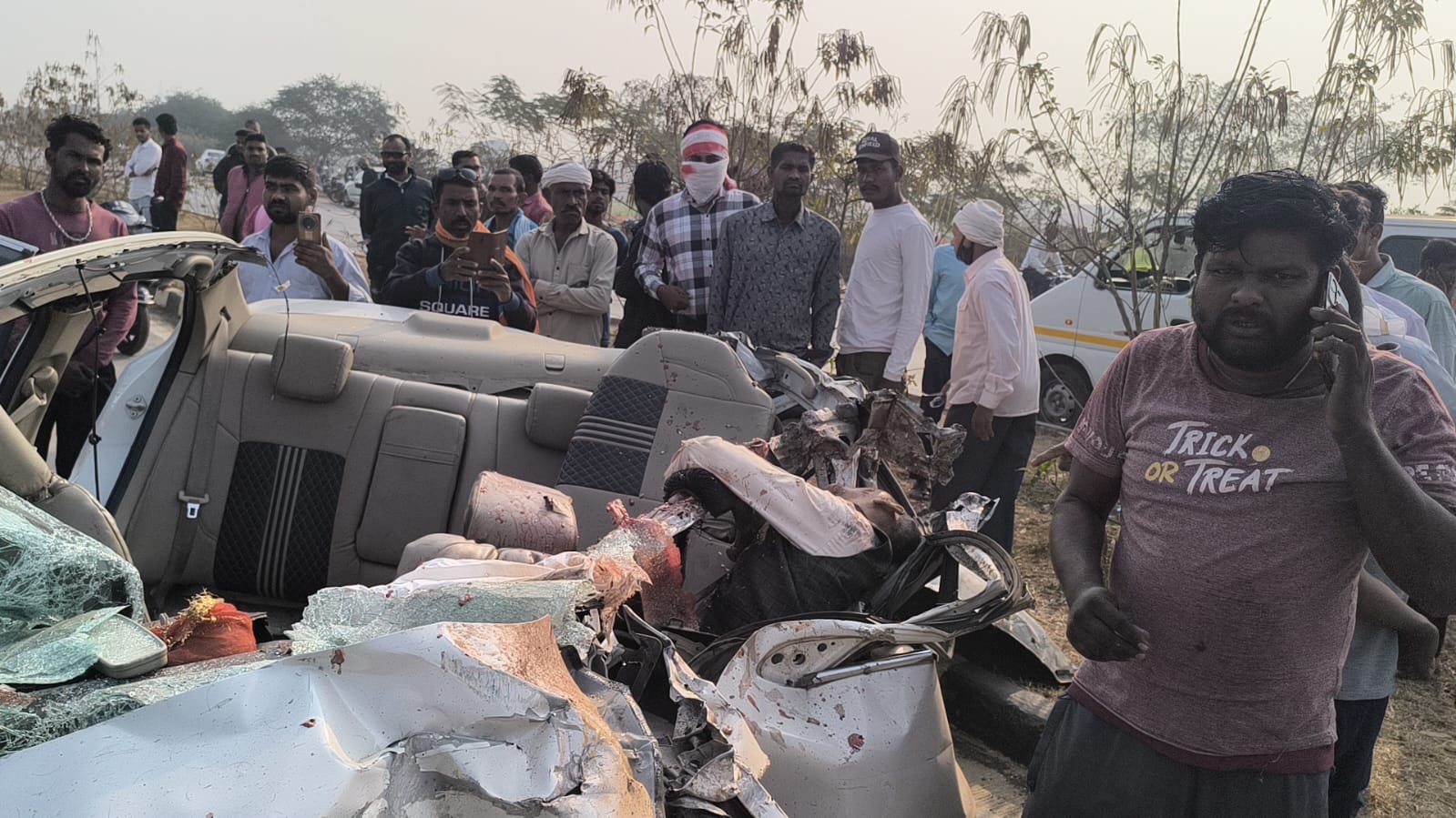 धमतरी: खपरी बाईपास पर भीषण सड़क हादसा,  कोबरा बटालियन के 3 जवान सहित 4 की मौत, एक जवान जख्मी