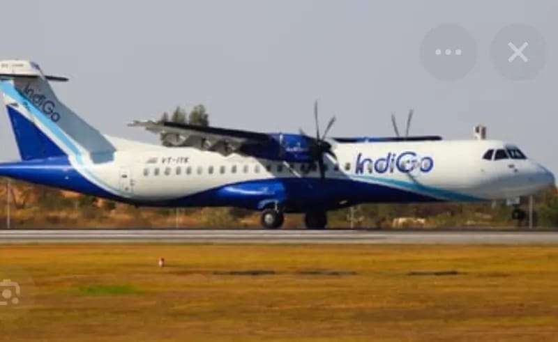 इंडिगो का भोपाल विमान  माना में ग्राउंड, हार्ड लैंडिंग करनी पड़ी 