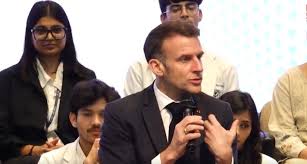 फ़्रांस के राष्ट्रपति इमैनुएल मैक्रों ने एम्स में क्या कहा