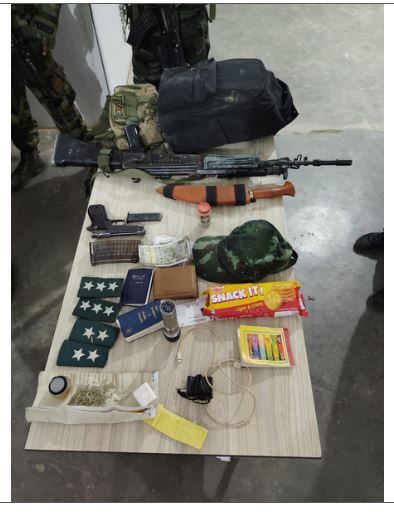 अरुणाचल प्रदेश के लोंगडिंग जिले से आतंकी गिरफ्तार, हथियार और गोला बारूद बरामद 