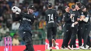 न्यूज़ीलैंड ने श्रीलंका को हराया, सेमीफ़ाइनल की दौड़ में किस हाल में पाकिस्तान?