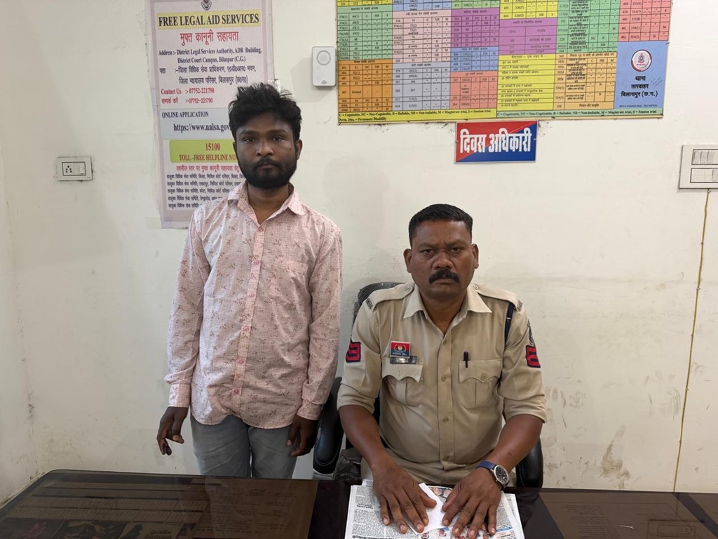 डबल मुनाफा का झांसा देकर मकान मालकिन से 2 लाख की ठगी, रैडिपो चालक रायपुर से गिरफ्तार