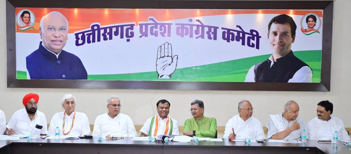 सप्ताह भर में बूथ कमेटियां गठित करने कहा जिलाध्यक्षों को 