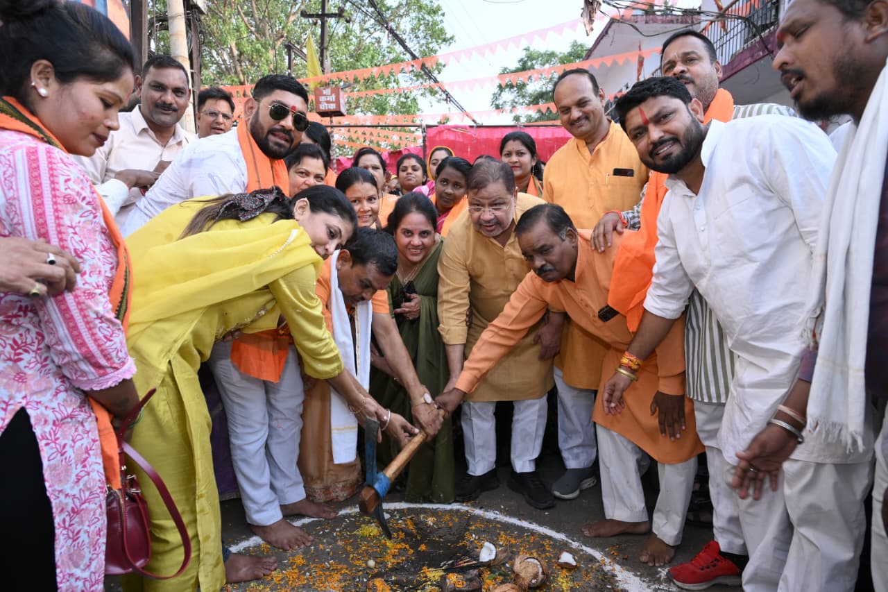 शहीद पांडे, सदर वार्ड में सवा करोड के नये कार्यों का भूमिपूजन