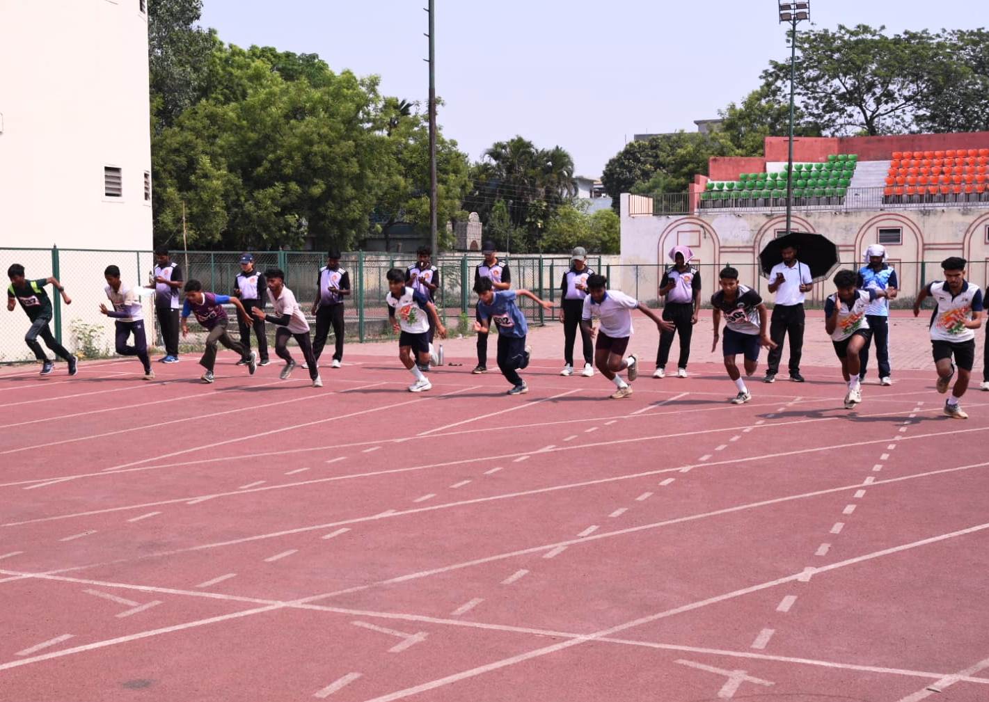 आवासीय खेल अकादमी के लिए ट्रायल शुरू, 204 खिलाड़ियों ने लिया हिस्सा