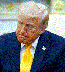 एक सर्वे के मुताबिक़ ट्रंप की लोकप्रियता मौजूदा कार्यकाल में सबसे निचले स्तर पर