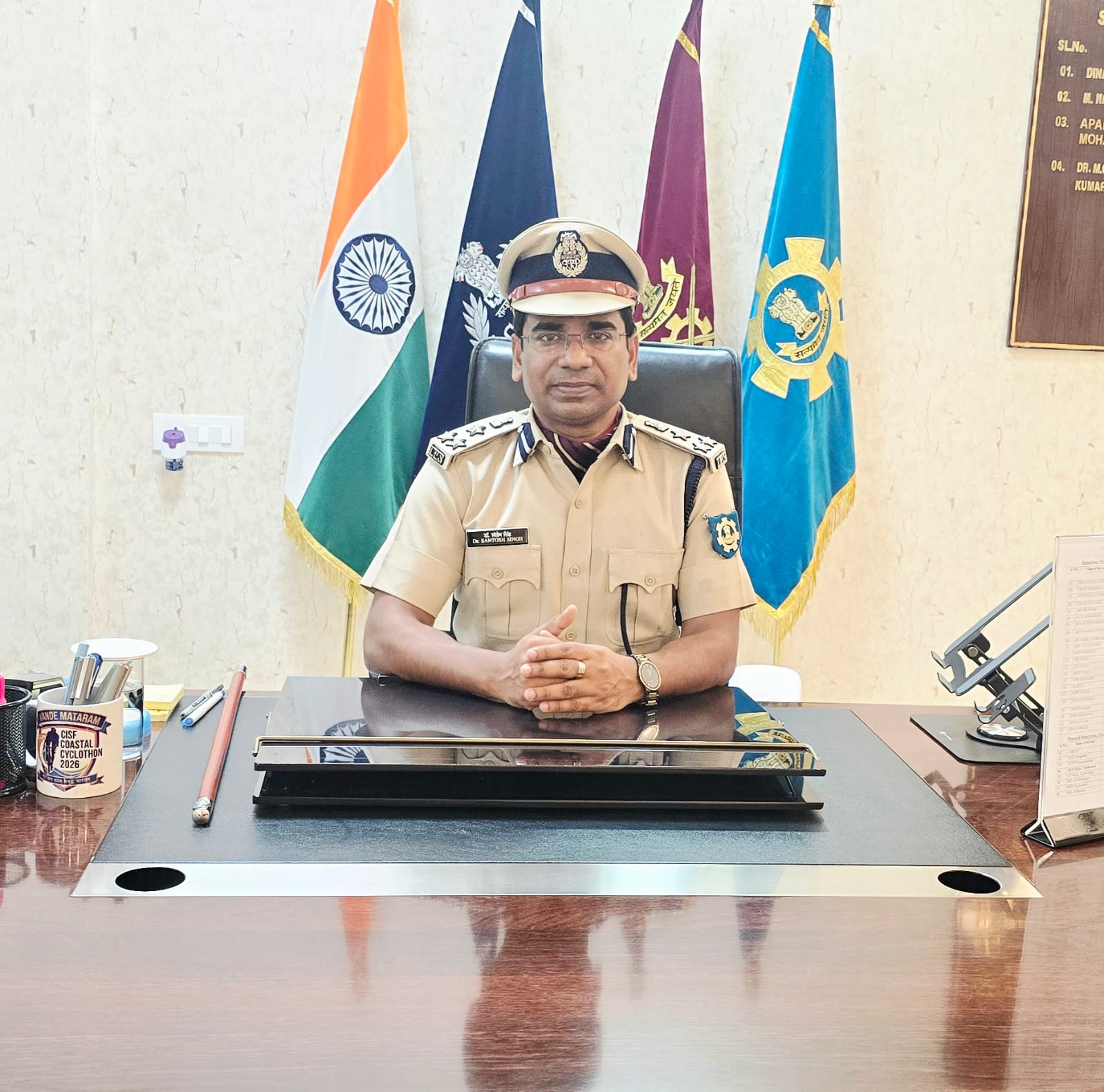 संतोष सिंह सीआईएसएफ में डीआईजी बनाए गए