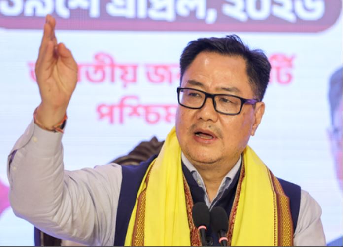 'कांग्रेस के पापों का कोई अंत नहीं', केंद्रीय मंत्री किरेन रिजिजू का बड़ा हमला 