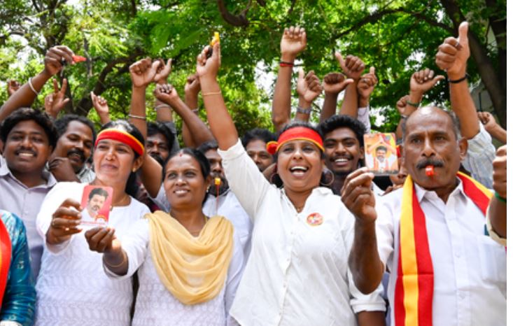 तमिलनाडु चुनाव के रुझानों में विजय की टीवीके का जलवा, कोलाथुर में सीएम स्टालिन पीछे; बड़े उलटफेर के संकेत