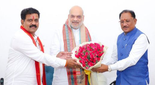 बस्तर विकास पर फोकस, साय की शाह से चर्चा