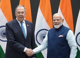रूस के विदेश मंत्री लावरोव ने प्रधानमंत्री मोदी से मुलाकात की
