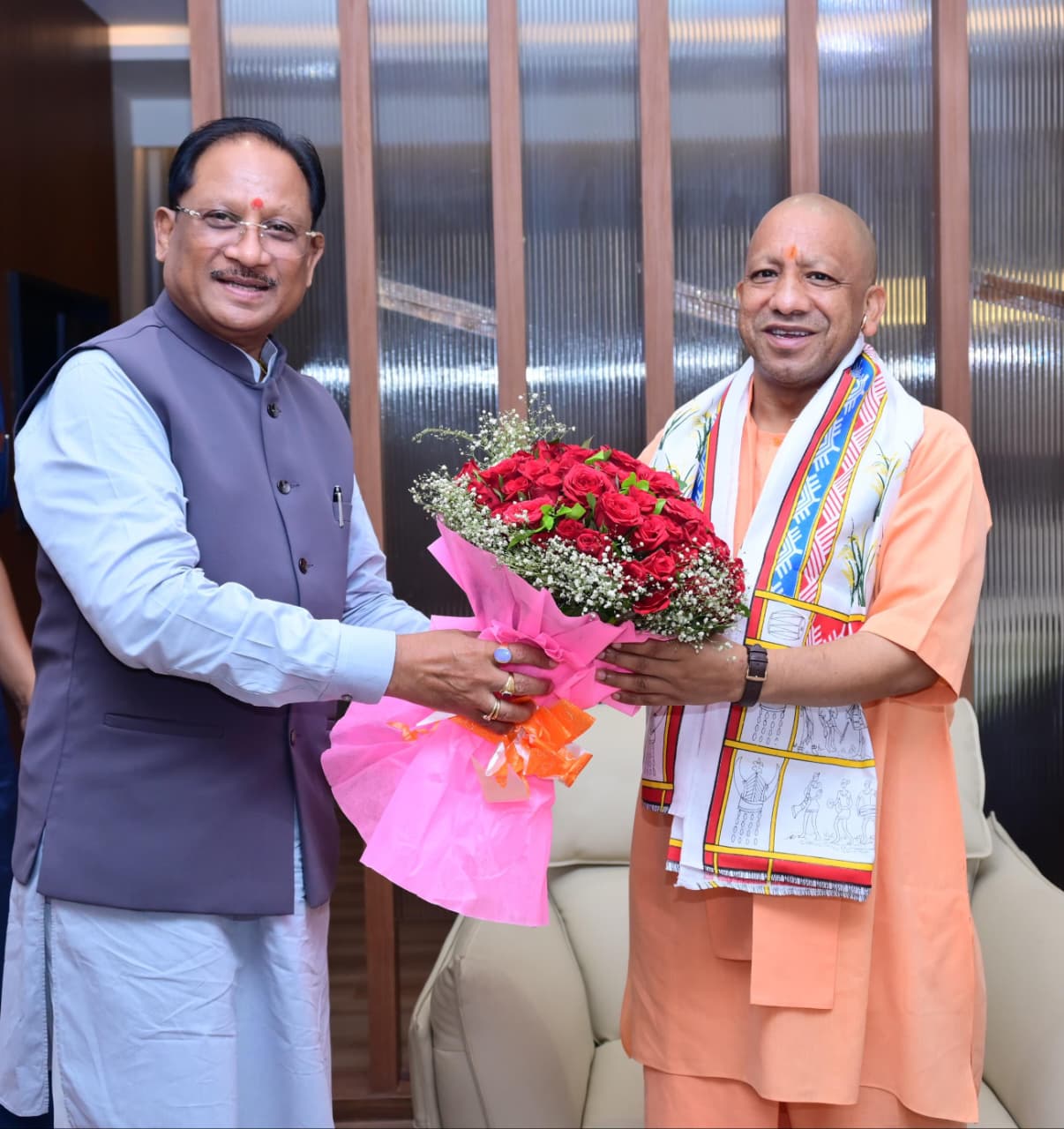 योगी का स्वागत