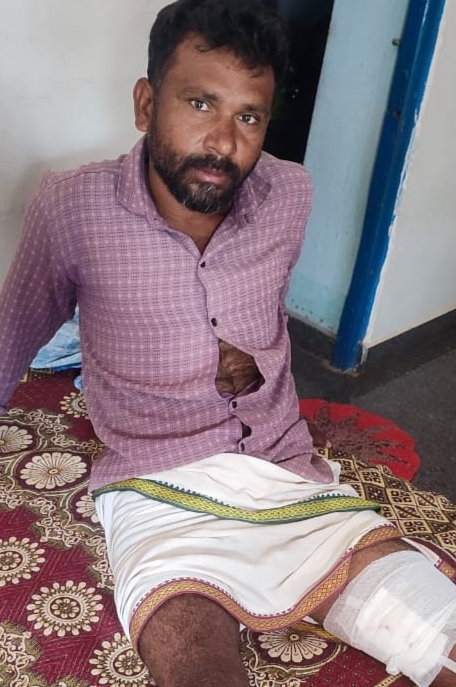 जंगली सुअर के हमले से किसान जख्मी