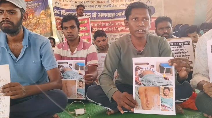 46 डिग्री की जानलेवा धूप में 158 दिनों से आमरण अनशन पर बैठे हैं 