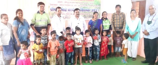 बालको के पोषण और स्वास्थ्य जागरूकता कार्यक्रम से महिलाएं और बच्चे लाभान्वित