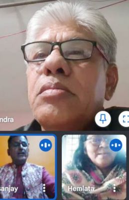 अखिल भारतीय काव्य वेबिनार में राजेंद्र ओझा ने किया छत्तीसगढ़ का प्रतिनिधित्व