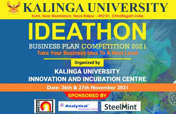 कलिंगा विवि में आईडिएथन-बिजनेस प्लान स्पर्धा