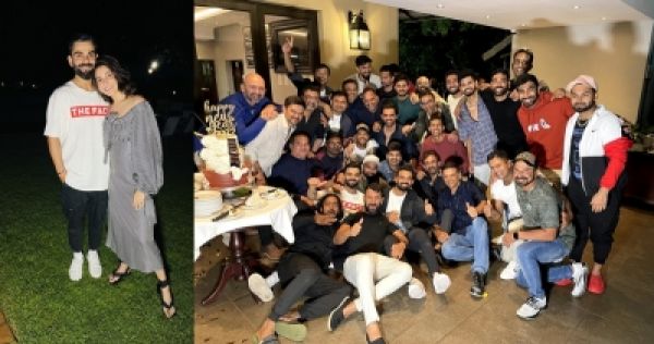 सेंचुरियन में जीत के बाद अश्विन, कोहली और अनुष्का ने नए साल का मनाया जश्न