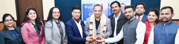 जेसीस सुपर चेप्टर द्वारा राष्ट्रीय उपाध्यक्ष राजेश सराफ का सम्मान