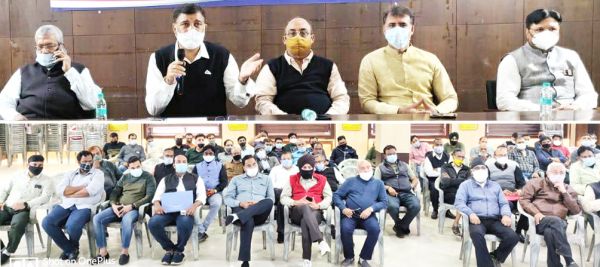 चेम्बर-कैट संयुक्त बैठक में व्यापारियों को कोरोना तीसरी लहर के लिए किया सतर्क