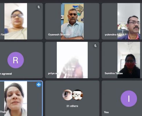 अग्रसेन महाविद्यालय में योग-आधारित जीवन पद्धति से कोरोना पर विजय संभव पर वेबिनार